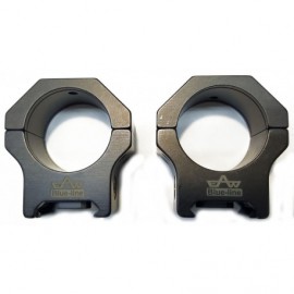 Juego de anillas APEL Blue-line para Picatinny - 30mm. BH10 con conector