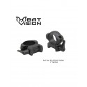 Anillas BAT VISION 1" desmontables carril Weaver - Medias