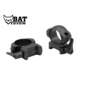 Anillas Reforzadas Weaver/Picatinny Bat Vision 30 mm 4 Tornillos Bajas