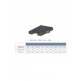 Base holográfico DOCTER/MEOPTA/DELTA/BURRIS carril ventilado