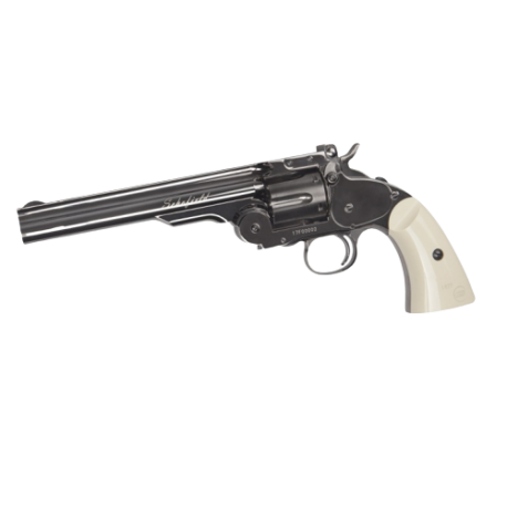 Revolver Schofield 6" Plated Steel Full metal - 4,5 mm Co2 Bbs Acero