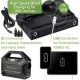 CARGADOR SOLAR MÓVIL BRESSER de 60 vatios con salida USB y CC
