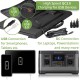 CARGADOR SOLAR MOVIL BRESSER de 120 vatios con salida USB y DC