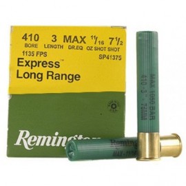 Cartuchos de caza .410/76 REMINGTON EXPRESS Extra Long Range 20gr. P-7.5