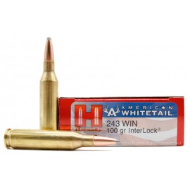 Hornady American Whitetail .243 Winchester 100 grains Interlock BTSP