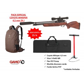 Pack Especial GAMO Coyote Whisper 4,5mm