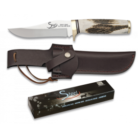 CUCHILLO STEEL 440 CIERVO c/FUNDA 12.5