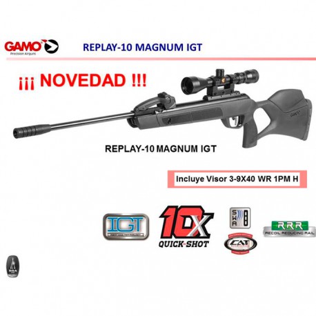 Carabina Gamo Replay 10 Magnum IGT con Visor