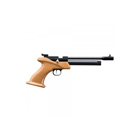 Pistola Zasdar CP1 Co2 multi-tiro empuñadura madera picada cal. 4,5 mm Balines