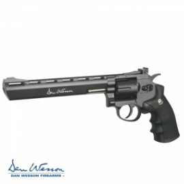 Revolver Dan Wesson 8" Negro - 4,5 mm Co2 Bbs Acero