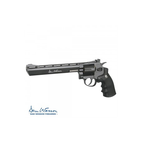 Revolver Dan Wesson 8" Negro - 4,5 mm Co2 Bbs Acero