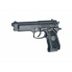 Pistola M92 Negra - 6 mm muelle