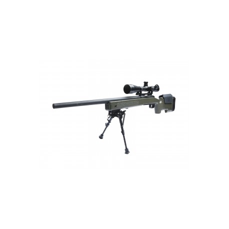 Rifle M40A3 Sniper Airsoft ASG McMillan ODC Proline VFC - 6 mm Muelle