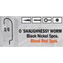 Anzuelo recto O'Shaughnessy Worm 3/0
